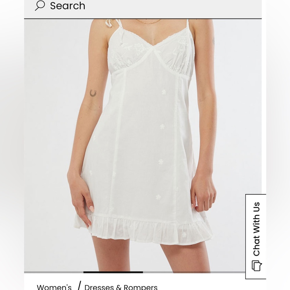 NWT PACSun white dress